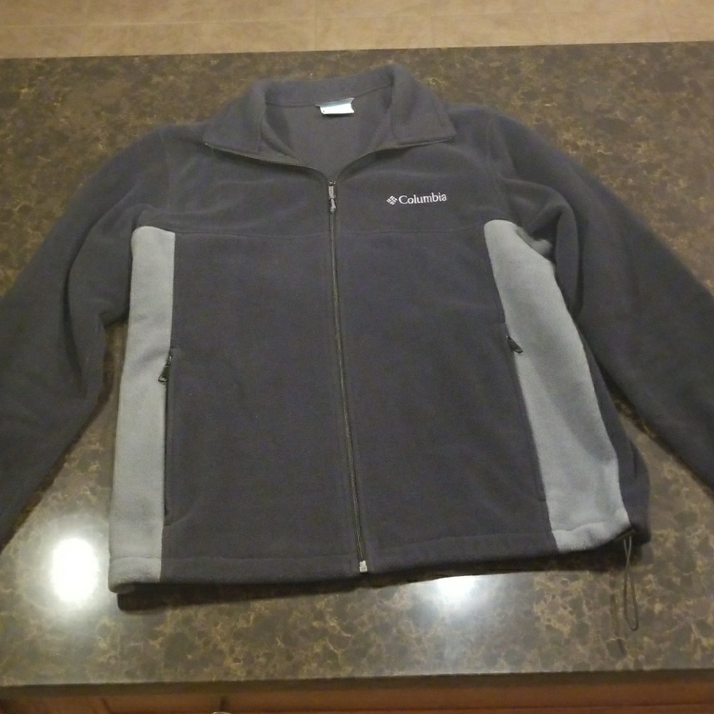 Men's Columbia Black and Gray Jacket